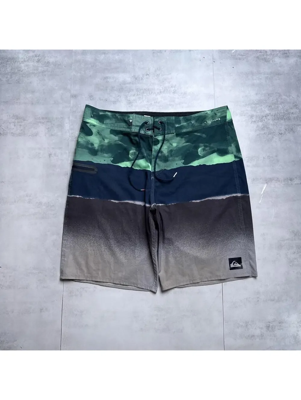 Y2K Volcom 00s Board Surf Green shorts